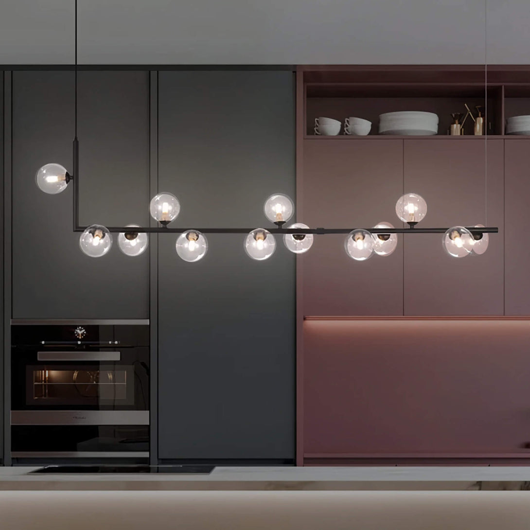 Suspension Moderne Globes Multiples Finitions Élégantes – Crisma