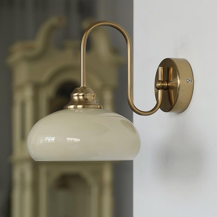 Applique murale minimaliste Eléganza en verre texturé et métal poli - vue 25