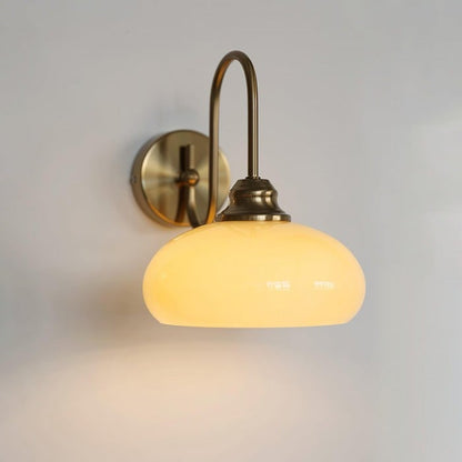 Eléganza Minimalist Wall Sconce Textured Glass and Polished Metal - View 31
