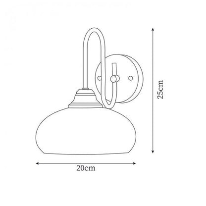 Eléganza Minimalist Wall Sconce Textured Glass and Polished Metal - View 33