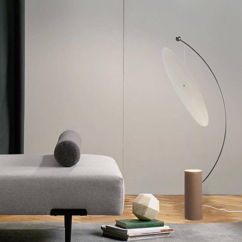 Lampadaire Scandinave Vitrail LED Design Épuré – Soléia